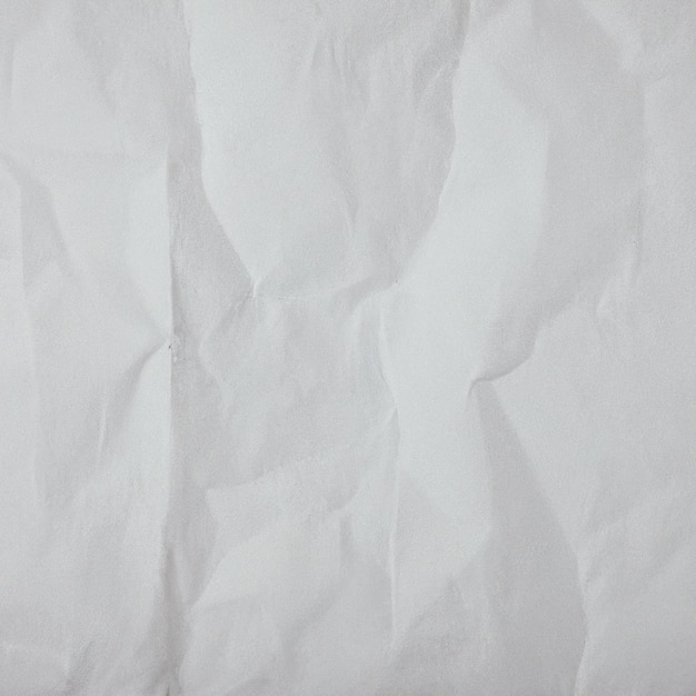 White crumpled paper white paper texture