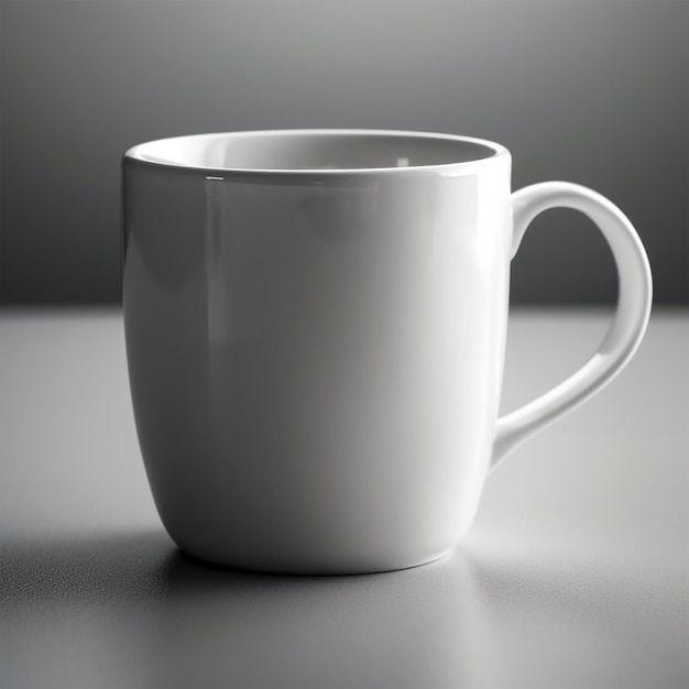 White cup isolated