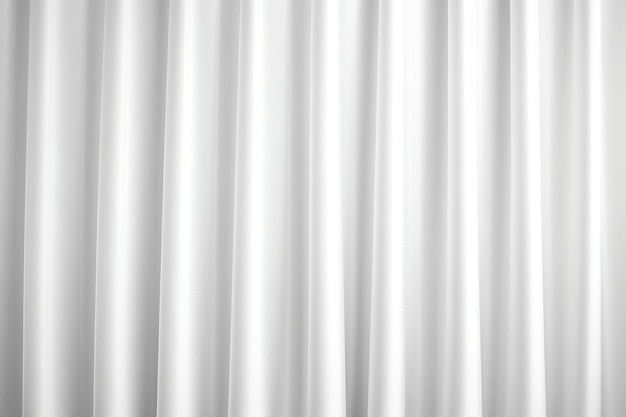 A white curtain background