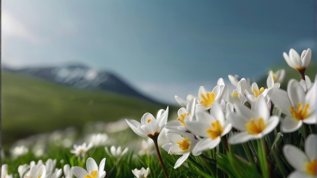 white daffodils