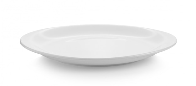 White dish on white surface