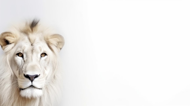 Белая собака с желтым глазом смотрит в камеру.