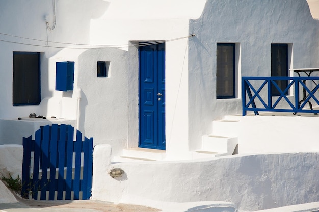 Photo white door of building