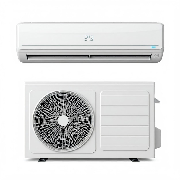 a white electric heater with the number 22 on it