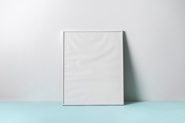 A white empty blank frame for picture copy space template