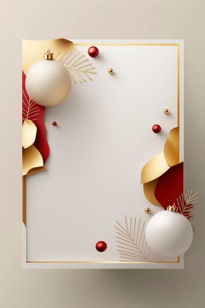 white empty space with ornament and decorations on it in the style of red and gold