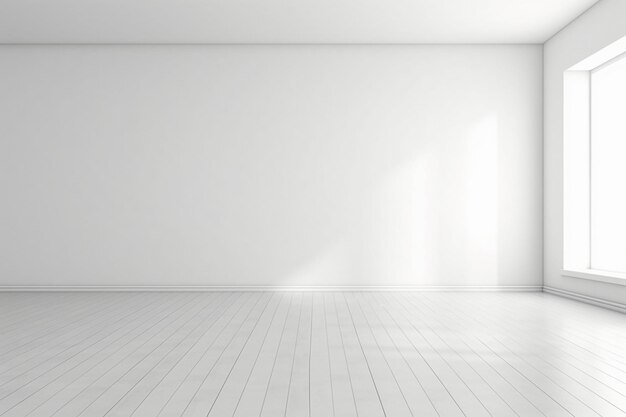 white empty wall