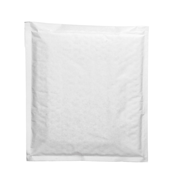 Premium Photo | White envelope c isolated background top view