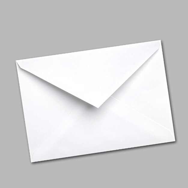 Photo a white envelope with a letter in it that says quot a quot envelope quot