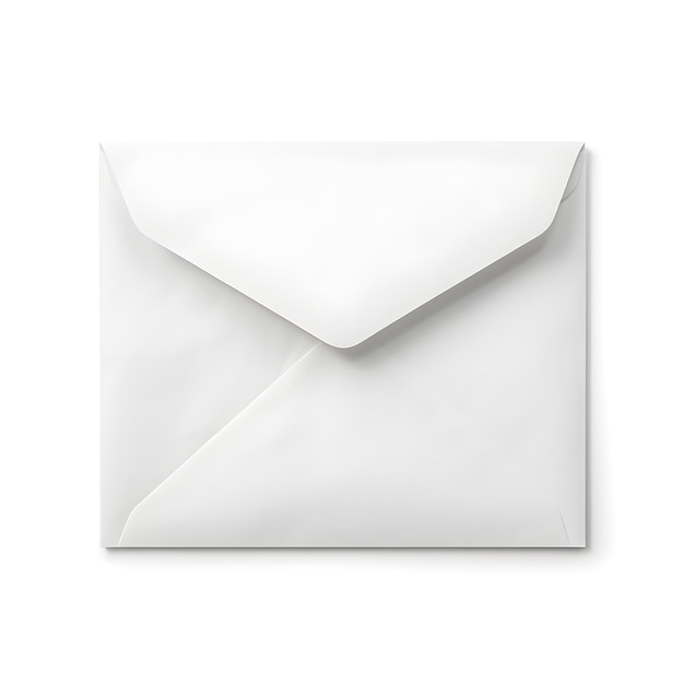 A white envelope with a single letter on it is against a white background.