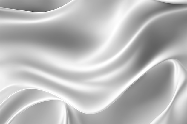 White fabric background with a soft wave.