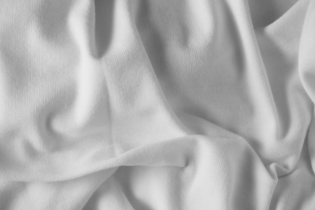 White fabric cloth background texture