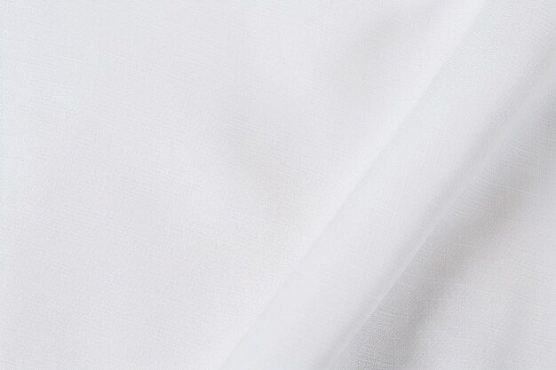 White Fabric Cloth Texture Ai generative