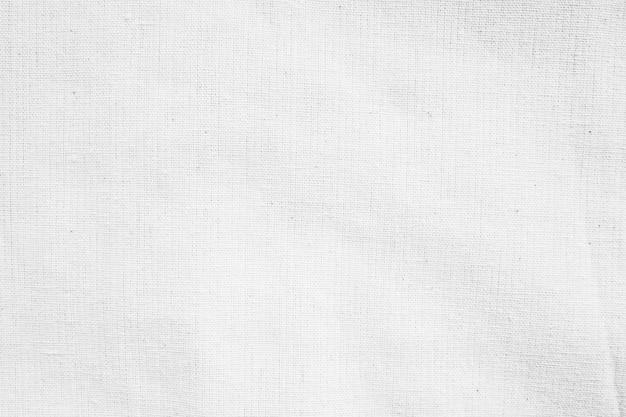 White fabric cotton canvas texture background