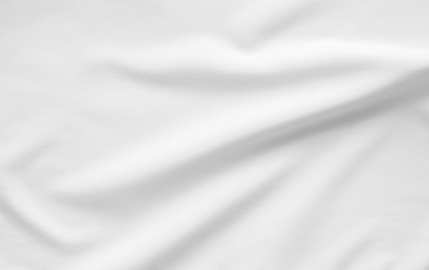 Photo white fabric smooth texture surface background