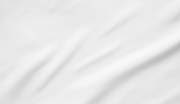 White fabric smooth texture surface background