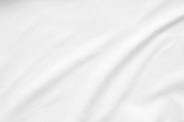 Photo white fabric smooth texture surface background