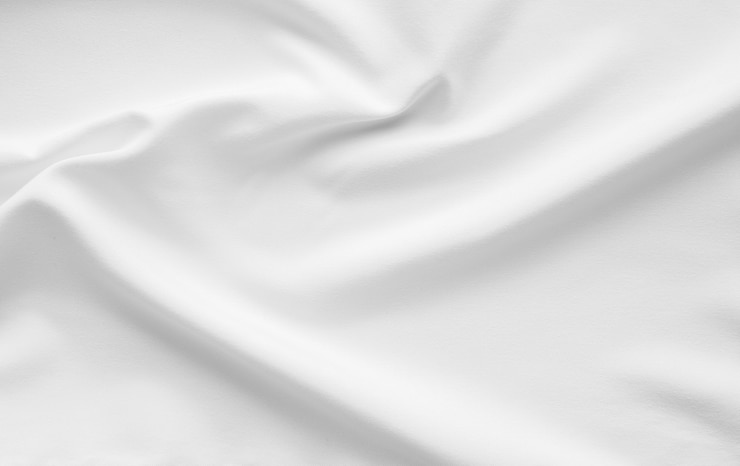 Photo white fabric smooth texture surface background