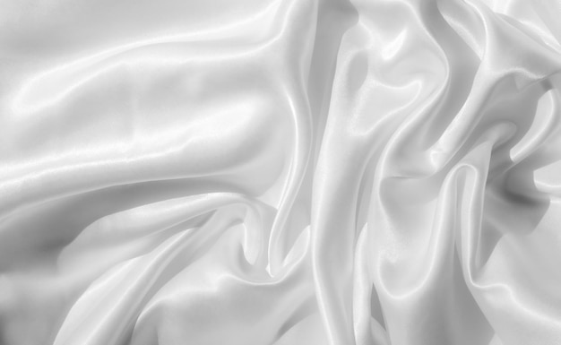 White fabric texture background abstract