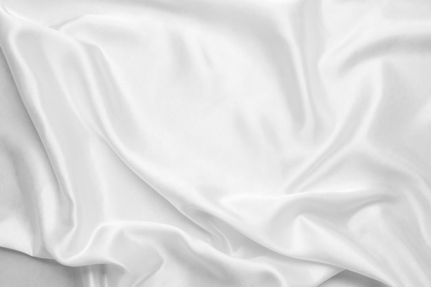 Tessuto bianco trama sfondo astratto