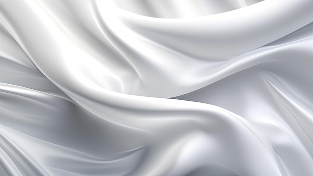 a white fabric with folds