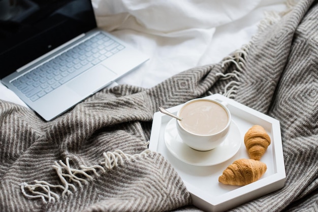 White feminine tabletop flatlay