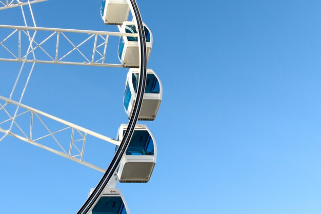 White Ferris wheel