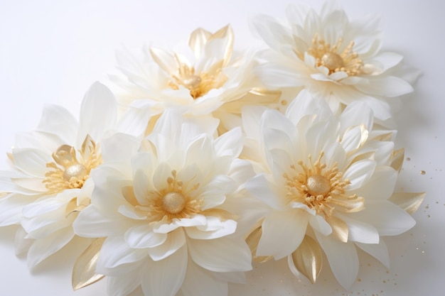 White flower background