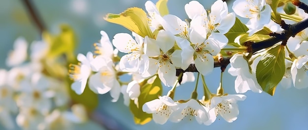 white flowers blossom