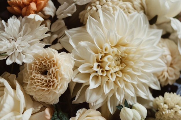 White flowers bouquet