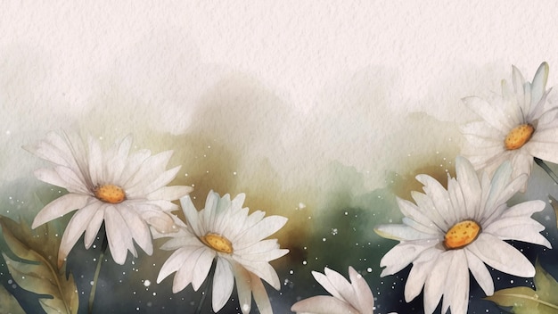 Photo white flowers on a colorful background