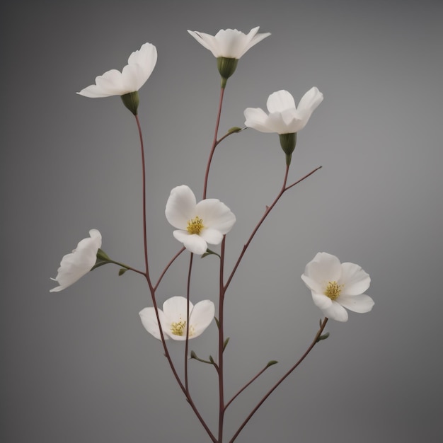 white flowers