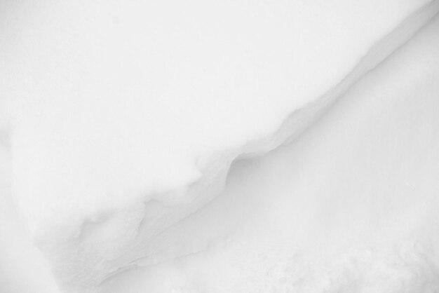 Photo white fluffy snow texture