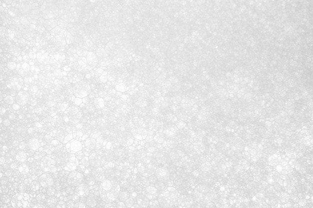 White foam texture abstract background closeup