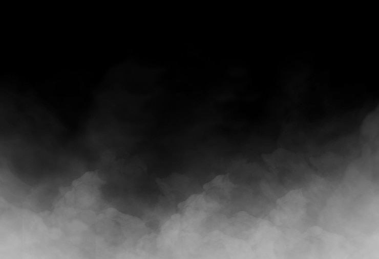 Photo white fog hd smoke effect with dark background