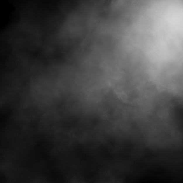 white fog and mist effect on black stage studio showcase room background