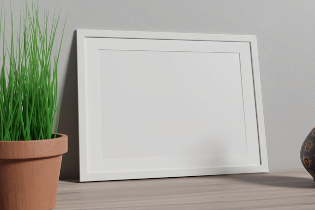 White Frame Mockup