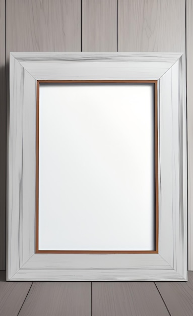 A white frame with a wooden frame that says'the word art'on it