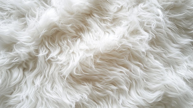 White fur texture for background