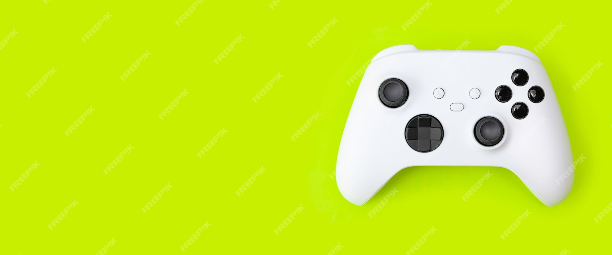 Premium Photo  Next generation white game controller inside red