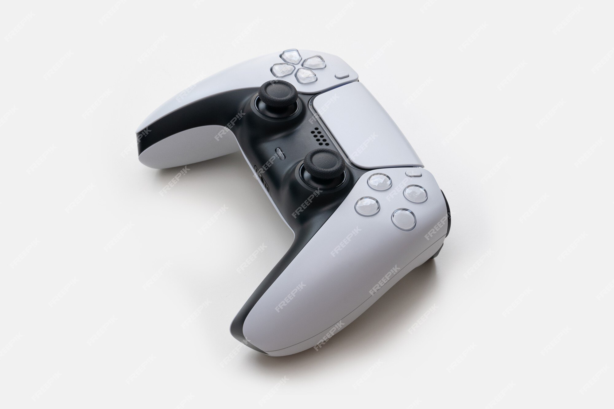 Premium Photo  Next generation white game controller inside red