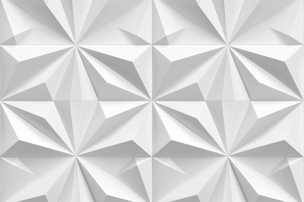 Photo white geometric background