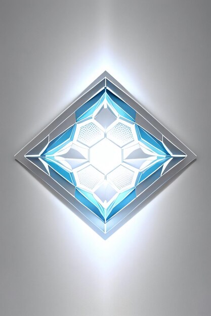 White Geometry Texture 3D Modern Background