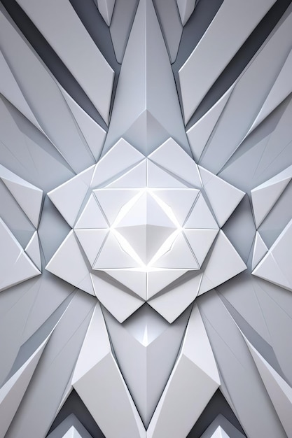 White geometry texture 3d modern background