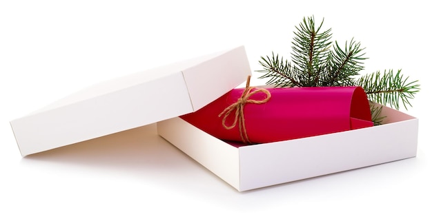 White gift box