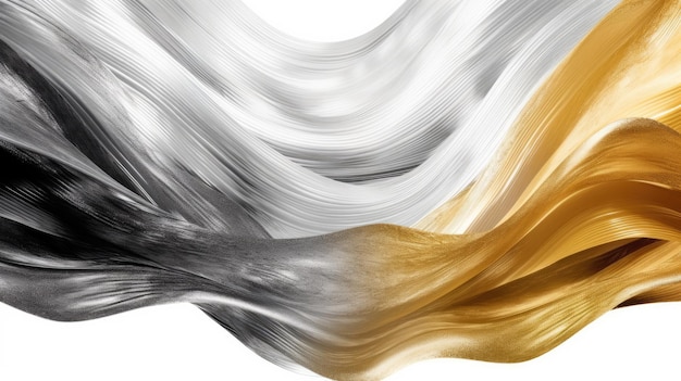 A white and gold background with a black and gold swirls.