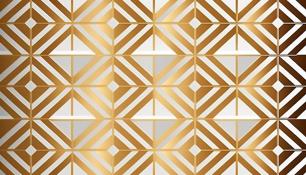 White and gold geometric pattern background