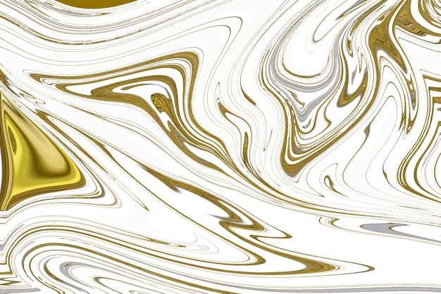 White and gold marble abstract background