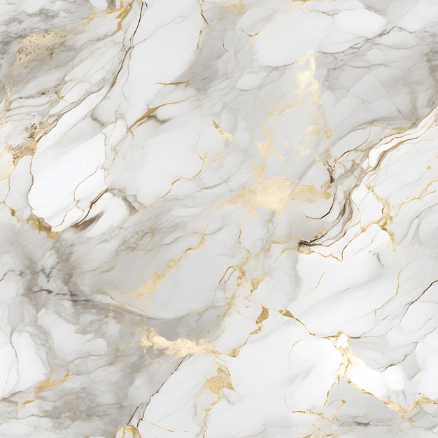 Photo white gold marble texture seamless