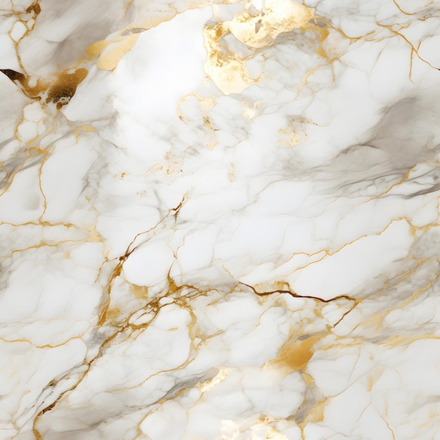 White Gold White Marble Texture Seamless